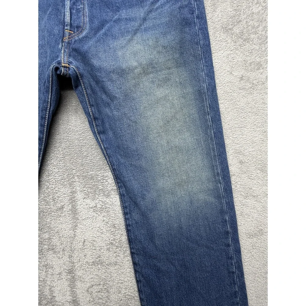 Levis 501 Jeans Mens Measured 38x29‎ Blue Medium Wash Straight Leg Denim Pants